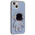 Etui do iPhone 13, Astronaut, niebieskie