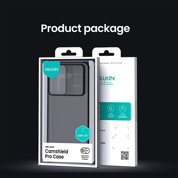 Etui NILLKIN do Samsung Galaxy A57 5G, Camshield Pro, przezroczyste / czarne