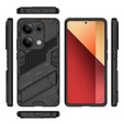Etui do Xiaomi Redmi Note 13 Pro 4G / Xiaomi Redmi Note 14S / Xiaomi Poco M6 Pro 4G, Military kickstand, czarne