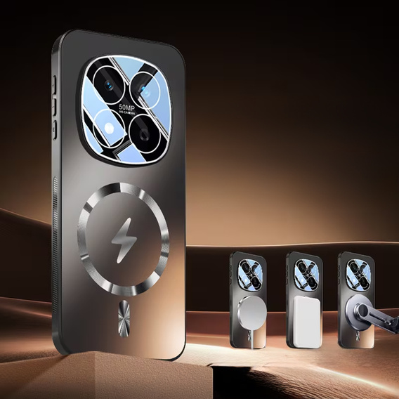 Etui ochronne do Xiaomi Redmi Note 15 5G / Poco M8 5G, do MagSafe, czarne