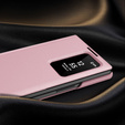 Etui z klapką do Samsung Z Fold6 5G, Smart View Wallet, różowe