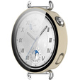 2w1 Etui + Szkło Hartowane do Huawei Watch GT 6 41mm, Beżowe