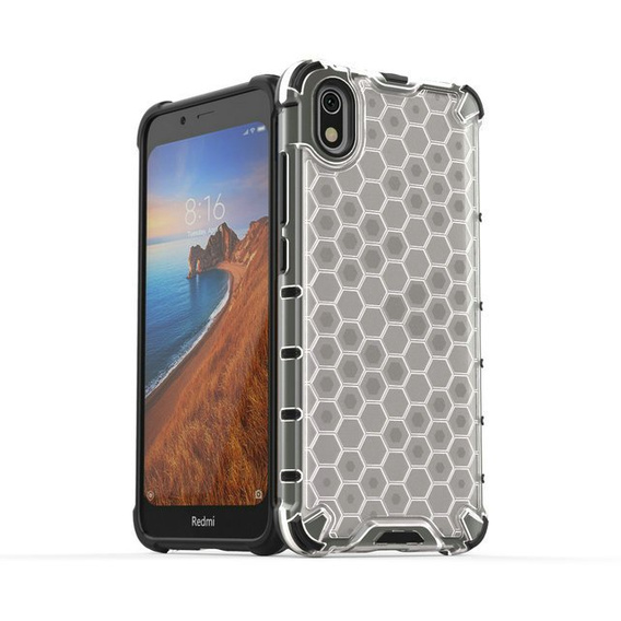 Etui do Xiaomi Redmi 7A, pancerne Honeycomb, przezroczyste