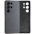 Etui do Samsung Galaxy S25 Ultra, Matte Case z wzorem wnętrza telefonu, czarne