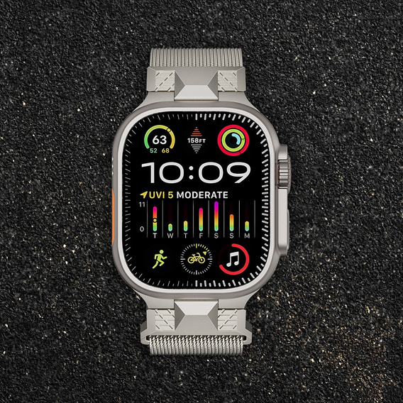 Bransoleta do Apple Watch 1/2/3/4/5/6/7/8/9/10/11/SE Ultra 1/2/3 42/44/45/46/49mm, Beżowa