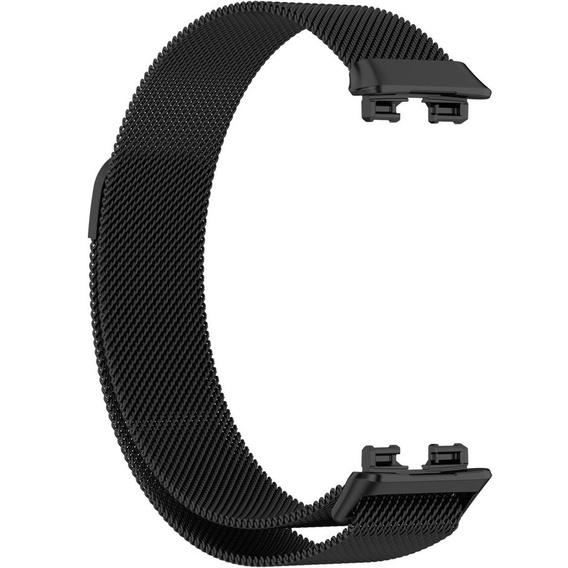 Bransoleta Milanese do Huawei Band 8 / Huawei Band 9 / Huawei Band 10, Czarna