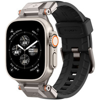 Pasek SPIGEN do Apple Watch 1/2/3/4/5/6/7/8/9/SE/Ultra/Ultra 2 42/44/45/49MM, Durapro Armor PU, Czarny