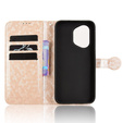 Etui z klapką do Honor 400 5G, Wallet Rhombus, różowe