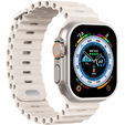 Pasek Silikonowy do Apple Watch 1/2/3/4/5/6/7/8/9/10/11/SE Ultra 1/2/3 42/44/45/46/49mm, Beżowy