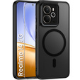 Etui do Realme 14 5G / Realme 14T 5G, do MagSafe, ERBORD Matt Case, czarny + Szkło na ekran