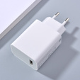 Xiaomi Oryginalna Ładowarka Sieciowa MDY-11-EZ, 1x USB-A, QC4.0 3A, biała (bulk)
