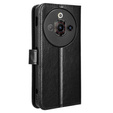Etui z klapką do Nubia Focus Pro 5G, Crazy Horse Wallet, czarne