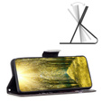 Etui z klapką do Infinix Hot 30, Wallet, Don't Touch My Phone czarne