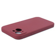 Etui do iPhone 15, Silicone Lite, czerwone