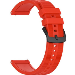 Pasek Silikonowy Uniwersalny 22mm, Czerwony