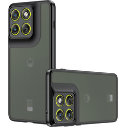 Etui do Motorola Edge 70, Fusion Hybrid, matowe czarne