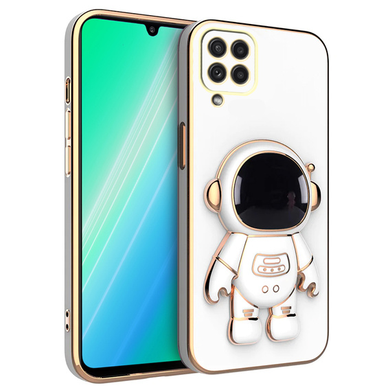 Etui do Samsung Galaxy A22 4G, Astronaut, białe