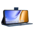 Etui z klapką do Realme 14 5G / Realme 14T 5G, Card Slot, granatowe