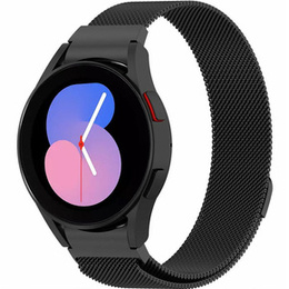Pasek Bransoleta Milanese do Samsung Galaxy Watch 4/5/6 40/42/43/44/45/46/47mm, Czarna