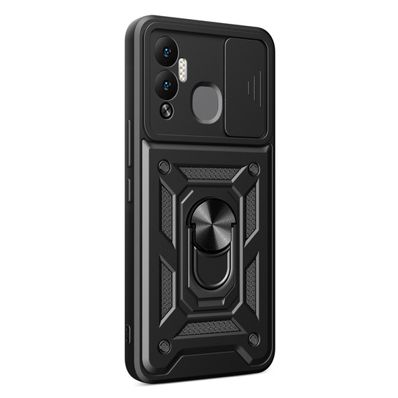 Etui pancerne do Infinix Hot 12 Play 4G, CamShield Slide, czarne
