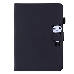 Etui do iPad 10.2" 2021/2020/2019 (9/8/7 gen.), z klapką, animal, czarne