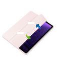 Etui do Samsung Galaxy Tab S9 FE / S10 FE, Smartcase Hybrid, z miejscem na rysik, różowe