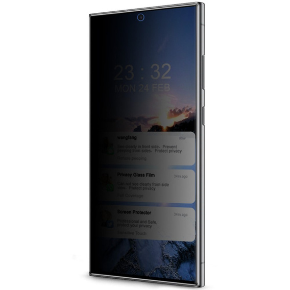 IMAK Privacy Szkło Hartowane prywatyzujące do Samsung Galaxy S24 Ultra