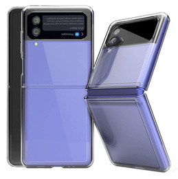 Etui Rubberized Hard PC Shell do Samsung Galaxy Z Flip3 5G,  Transparent