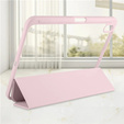 Etui do iPad 11" 2025 A16 (11 gen.) / iPad 10.9" 2022 (10 gen.), Smartcase Hybrid, z miejscem na rysik, różowe