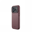 Etui Mujjo Skórzane do iPhone 17 Pro Max, MagSafe, czerwone