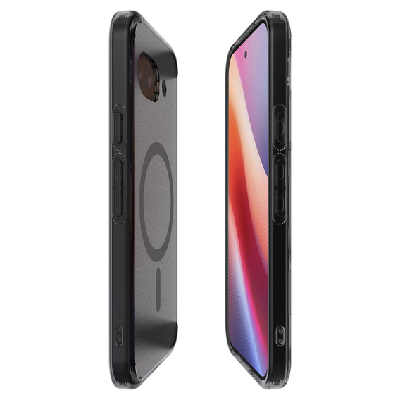 Etui z MagSafe Spigen do Google Pixel 9A, Ultra Hybrid, matowe / czarne + Szkło Hartowane 9H