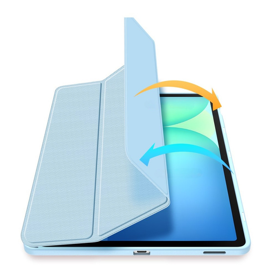 Etui Dux Ducis Toby Series do Samsung Galaxy Tab S10 FE+ Plus – niebieskie