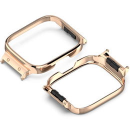 Etui metalowe do Xiaomi Redmi Watch 3 Active, Różowe rose gold