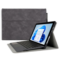 Etui do Microsoft Surface Pro 9, Wallet Pen Slot, szare