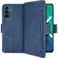 Etui z klapką do Samsung Galaxy M23 5G / M13, Card Slot, niebieskie