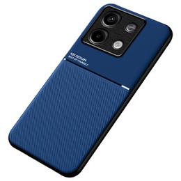 Etui do Xiaomi Redmi Note 13 5G, z blaszką do uchwytu magnetycznego, niebieskie