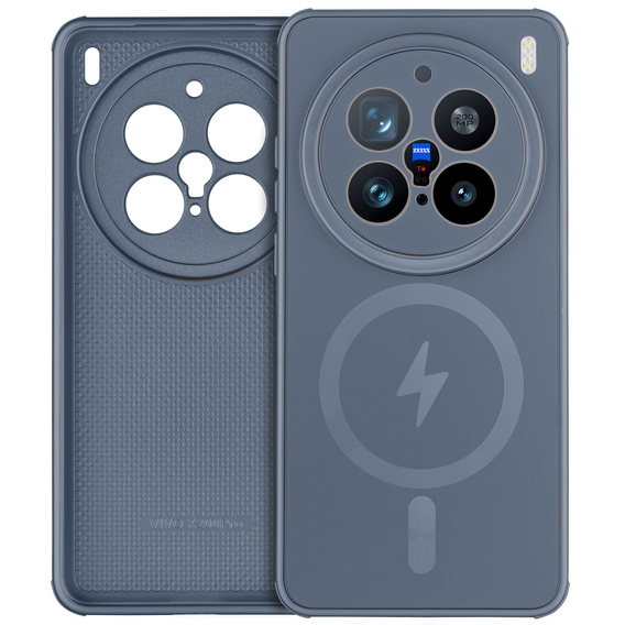 Etui do Vivo X200 Pro 5G, MagSafe, granatowe
