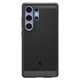 Etui Spigen do Samsung Galaxy S25 Ultra, Rugged Armor do MagSafe, czarne + Szkło Hartowane 9H