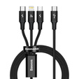 Baseus Rapid Series 3‑w‑1 kabel 20 W 1,5 m – czarny