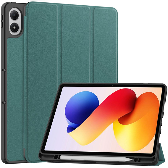 Etui z klapką do Xiaomi Redmi Pad 2 Pro 12,1", Smartcase, zielone