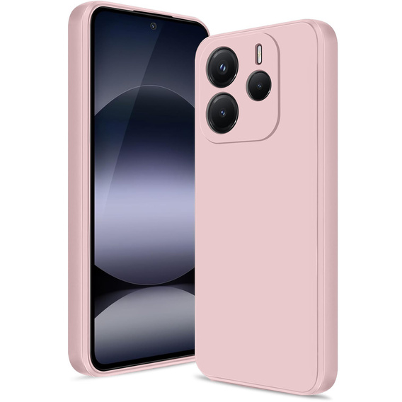 Etui do Xiaomi Redmi Note 14 4G, Silicone Lite, różowe
