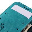 Etui z klapką do Samsung Galaxy S7 Edge, Butterfly, niebieskie