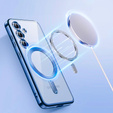 Etui do Samsung Galaxy A16 / A16 5G, Electro MagSafe, niebieskie + Szkło na ekran