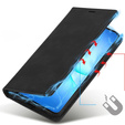 Etui z klapką do Samsung Galaxy A17 5G, Smart Suede - czarne