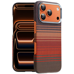 Etui do iPhone 17 Pro, z włókna aramidowego, do MagSafe, żółte