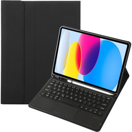 Etui z klawiaturą do iPad 11" 2025 A16 (11 gen.) / iPad 10.9" 2022 (10 gen.), TouchPad Pen Slot, czarne