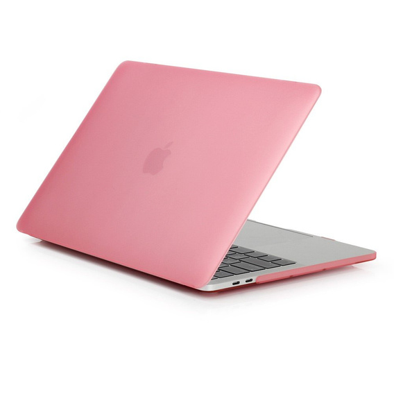 Etui do Macbook Air 13 A1466/A1369, Hard Case Obudowa, Pokrowiec Półprzezroczysty Różowy