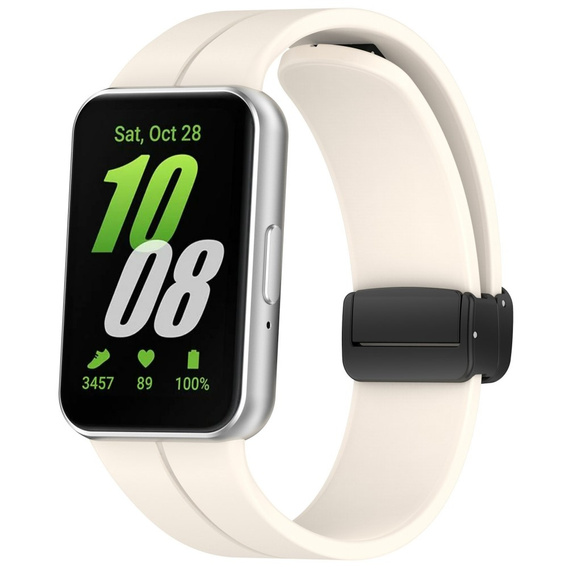 Pasek Silikonowy do Samsung Galaxy Fit 3, Beżowy