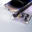 Etui do iPhone 14 Pro, ERBORD CornerShield, przezroczyste