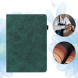 Etui do Xiaomi Redmi Pad SE 11", Flowers, zielone